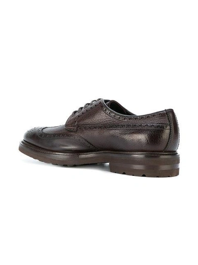 Shop Henderson Baracco Embroidered Derby Shoes