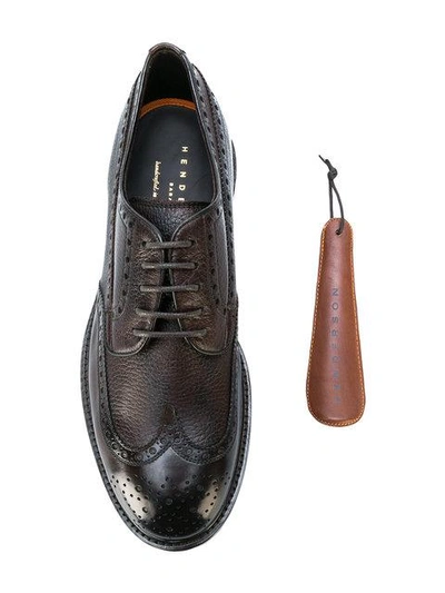 Shop Henderson Baracco Embroidered Derby Shoes