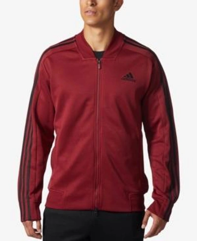 Adidas Originals Adidas Men's Squad Id Track Jacket In Burgundy | ModeSens