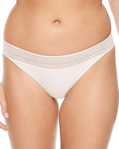 Shop Passionata By Chantelle Cheeky Thong In Nude Blush