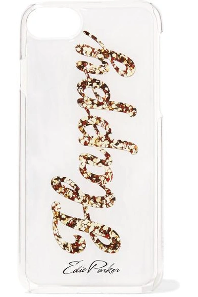 Shop Edie Parker Goo. Ey Printed Coated-acrylic Iphone 6 And 7 Case In White
