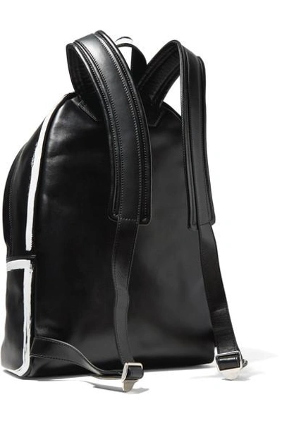 Shop Givenchy Printed Leather Backpack In Black