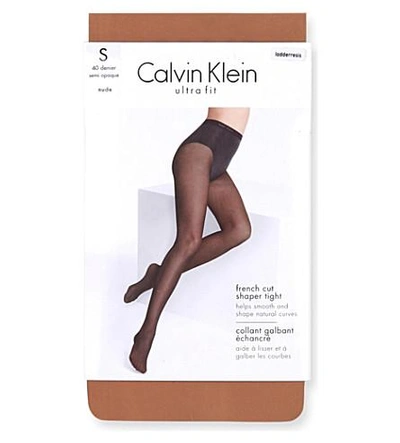 Shop Calvin Klein Women's Sun Kissed French-cut 40 Denier Tights