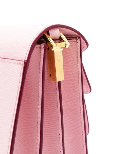 Shop Marni Medium Trunk Shoulder Bag In Pink