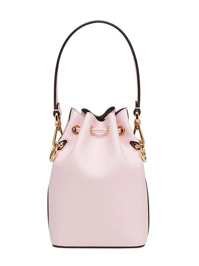 Shop Fendi Bucket Mini Bag In Pink