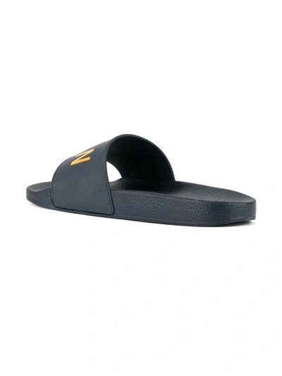 Shop Dsquared2 Icon Slider Sandals In Black