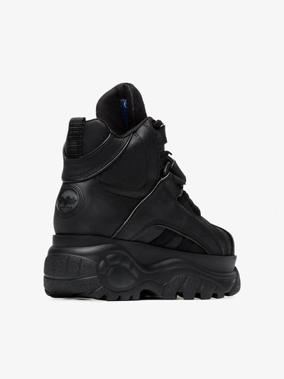 Shop Buffalo Black 1348 Platform Sneaker Boots