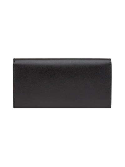 Shop Fendi Logo Purse Mini Bag In Black