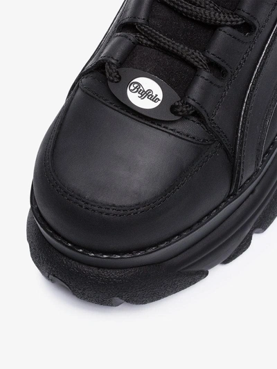 Shop Buffalo Black 1339 Platform Sneakers