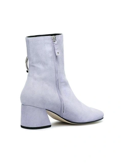 Shop Dorateymur Lilac Suede Nizip Ii 60 Ankle Boots