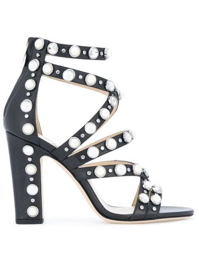 Shop Jimmy Choo Moore Sandals In Black