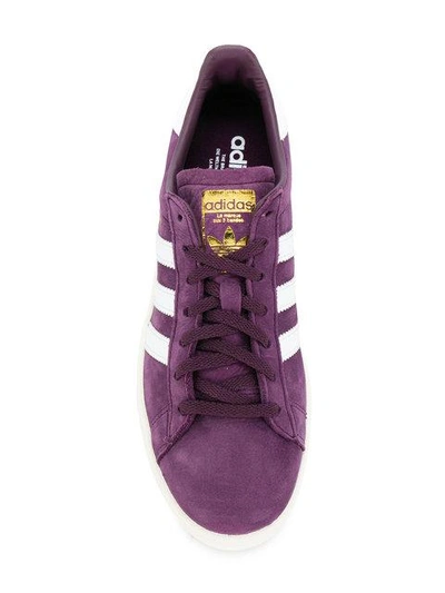 Shop Adidas Originals Campus Sneakers In Purple