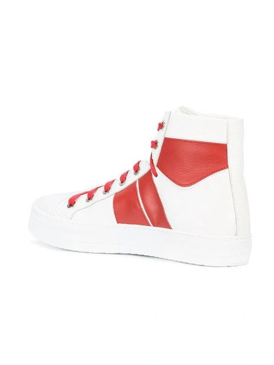 Shop Amiri Sunset Hi-top Sneakers - White