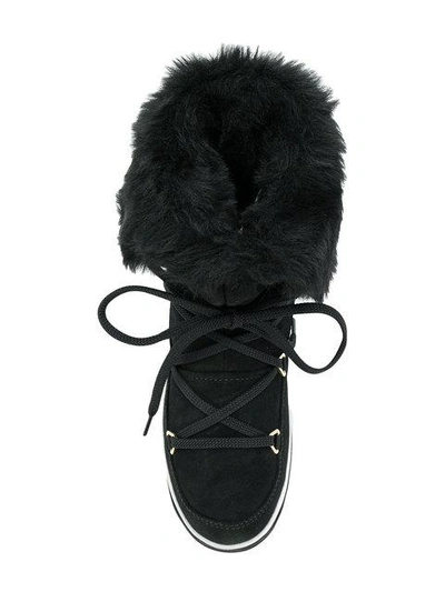 Shop Ea7 Emporio Armani Snow Boots - Black