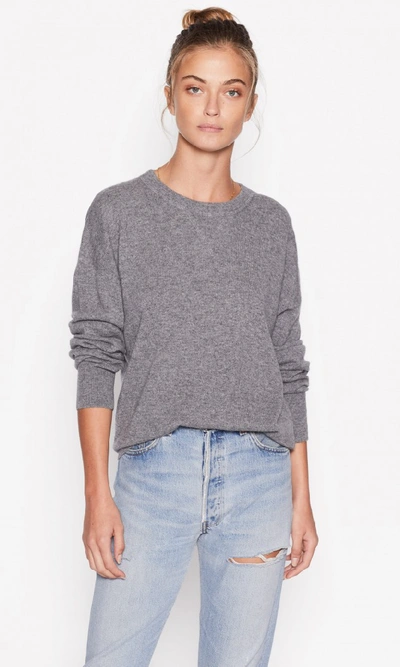Shop Equipment Renee Cashmere Sweatshirt In Heather Grey