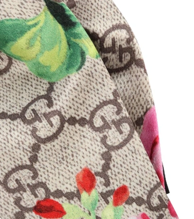 Shop Gucci Printed Silk-satin Headband In Multicoloured