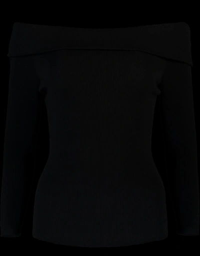 Shop Michael Kors Off Shoulder Top In Black