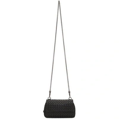 Shop Bottega Veneta Black Mini Disco Bag