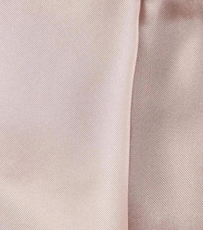 Shop Prada Silk-satin Shorts In Pink