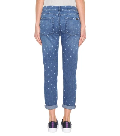 Shop 7 For All Mankind Josefina High-rise Skinny Jeans In Blue