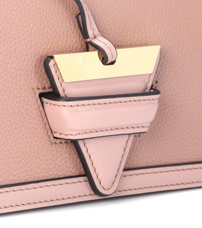 Shop Loewe Barcelona Small Leather Shoulder Bag In Pink