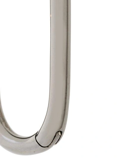 Shop Astley Clarke Piet Oval Hoop Earrings - Metallic