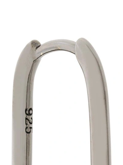 Shop Astley Clarke Piet Oval Hoop Earrings - Metallic