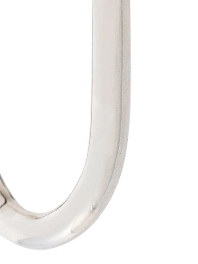 Shop Astley Clarke Piet Oval Hoop Earrings - Silver