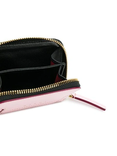 Shop Marni Panelled Coin Purse - Pink