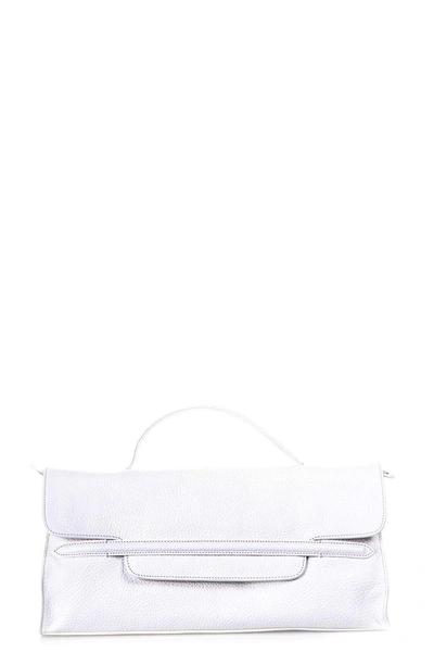 Shop Zanellato Leather Hand Bag In White