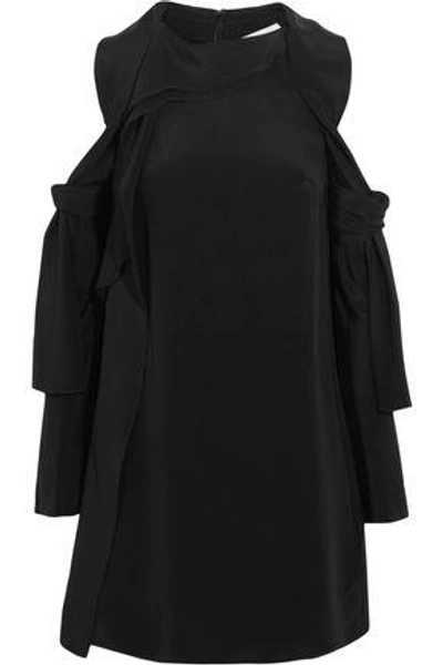 Shop 3.1 Phillip Lim / フィリップ リム Woman Cutout Silk-satin Mini Dress Black