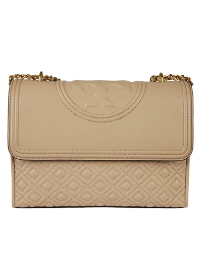 Tory Burch Fleming Convertible Shoulder Bag In Nude & Neutrals | ModeSens