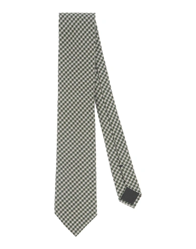 Shop Tom Ford Ties In Military Green