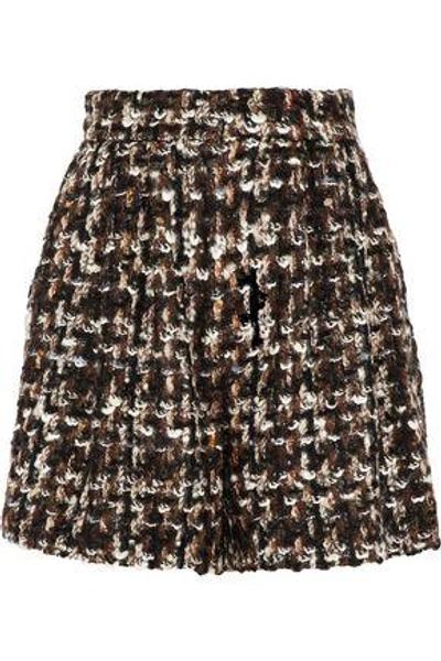 Shop Dolce & Gabbana Woman Tweed Shorts Multicolor