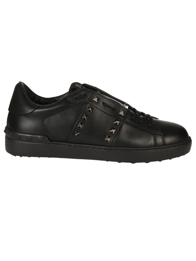 Shop Valentino Garavani Rockstud Untitled Sneakers In Black