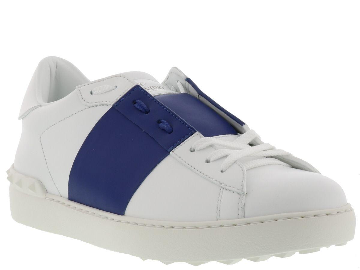 valentino open sneaker blue