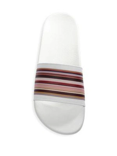 Shop Paul Smith Ruben Slides In White