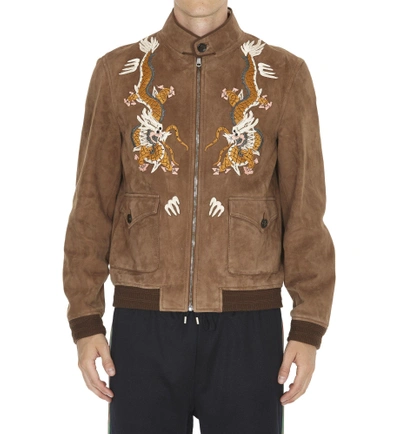 Shop Gucci Bomber Jacket In Bengal