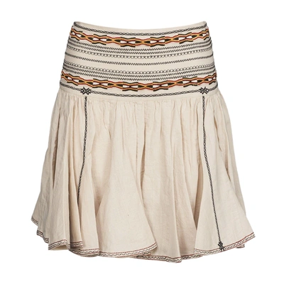 Shop Isabel Marant Étoile Breeda Skirt In Beige