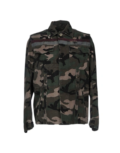 Shop Valentino Jacket In Military Green