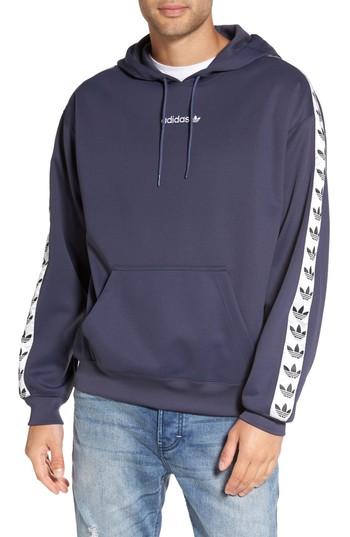 adidas tape hoodie mens