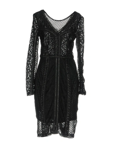 Shop Glamorous Knee-length Dresses In Black