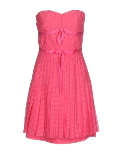 Shop Marc By Marc Jacobs Short Dresses In Fuchsia