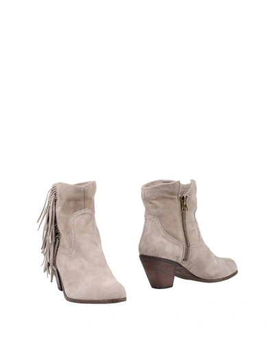 Shop Sam Edelman Ankle Boots In Dove Grey