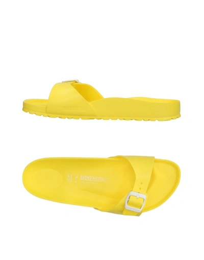 Shop Birkenstock Sandals In Yellow