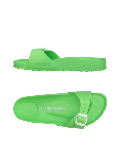 Shop Birkenstock Sandals In Green