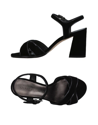 Shop Stuart Weitzman Sandals In Black