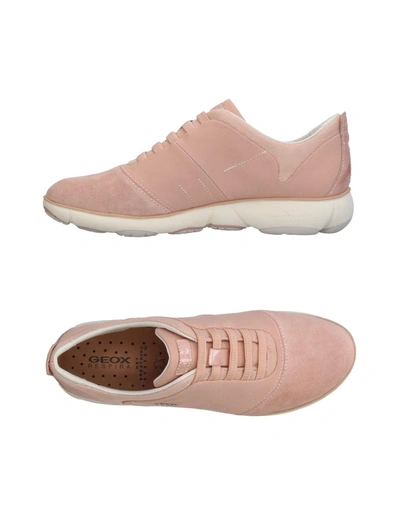 Shop Geox Sneakers In Pink