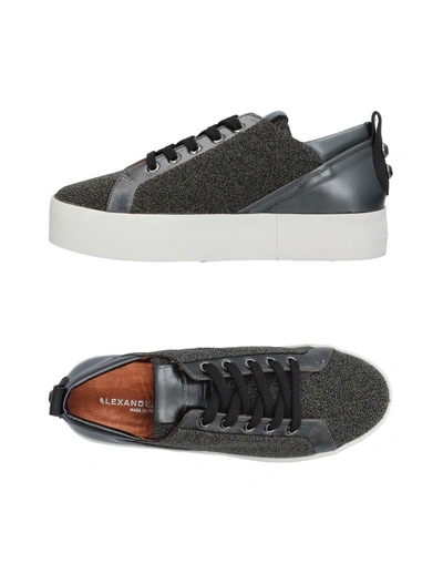 Shop Alexander Smith Sneakers In Steel Grey