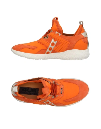 Shop Cesare Paciotti 4us Sneakers In Orange